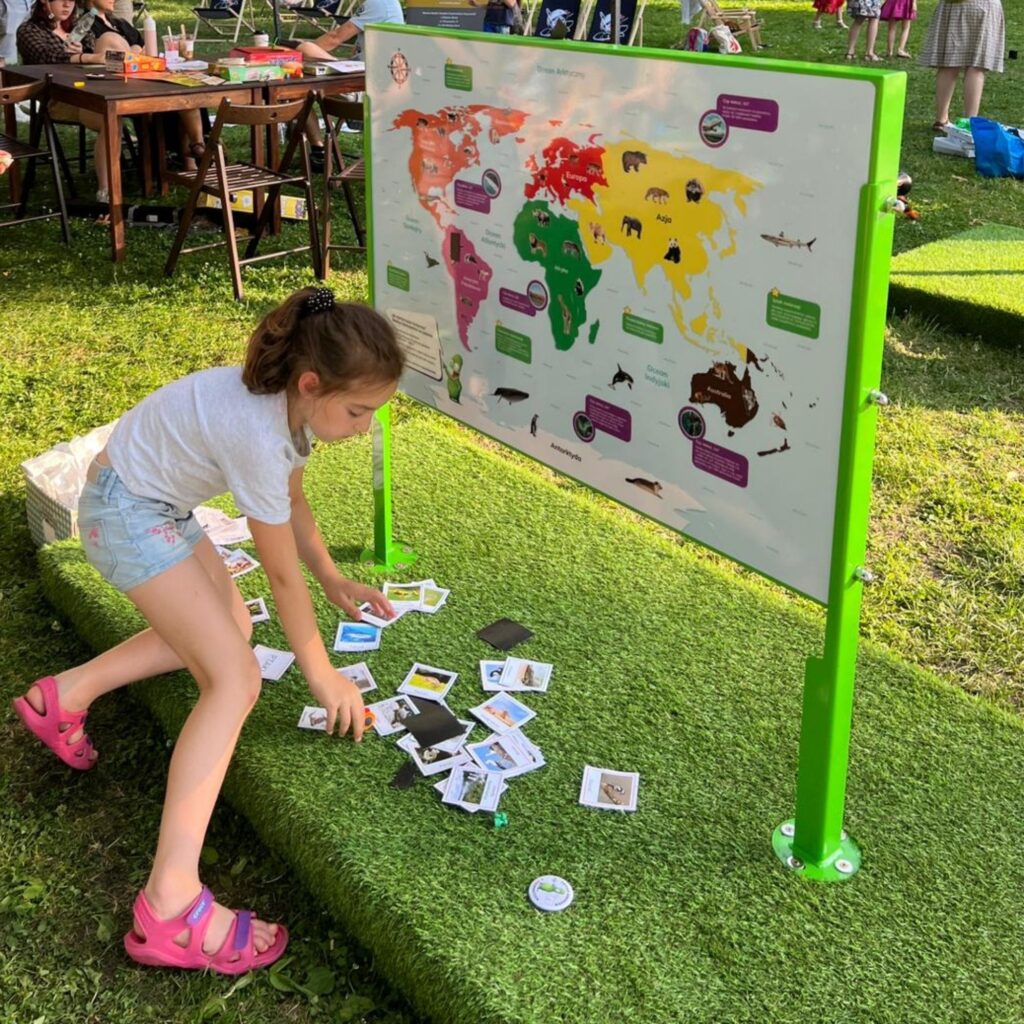 Mapa świata do przedszkola