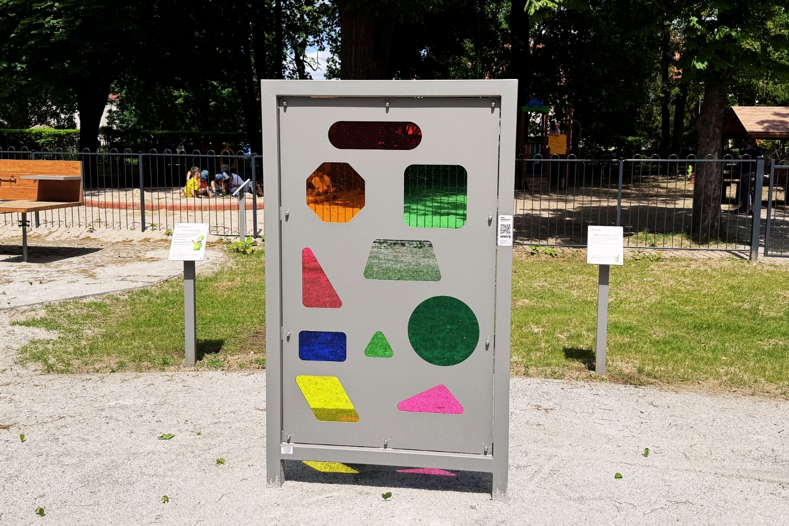 Panel sensoryczny - kolorowe szkła (3)