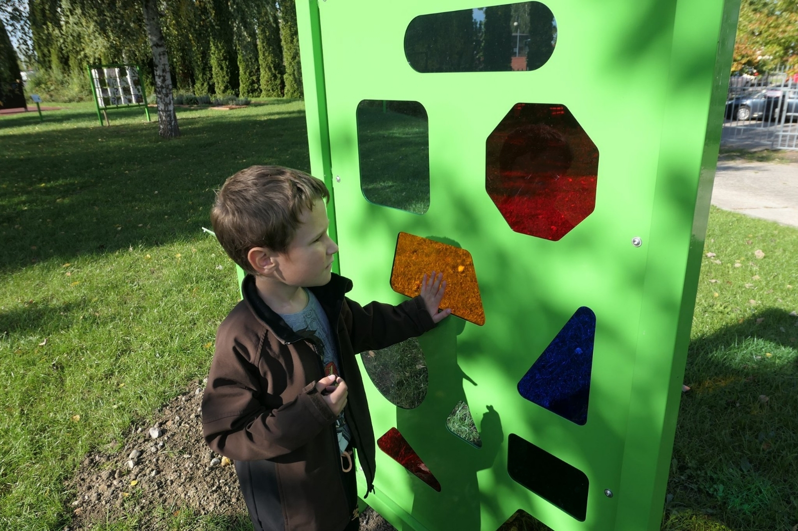 Panel sensoryczny - kolorowe szkła (4)