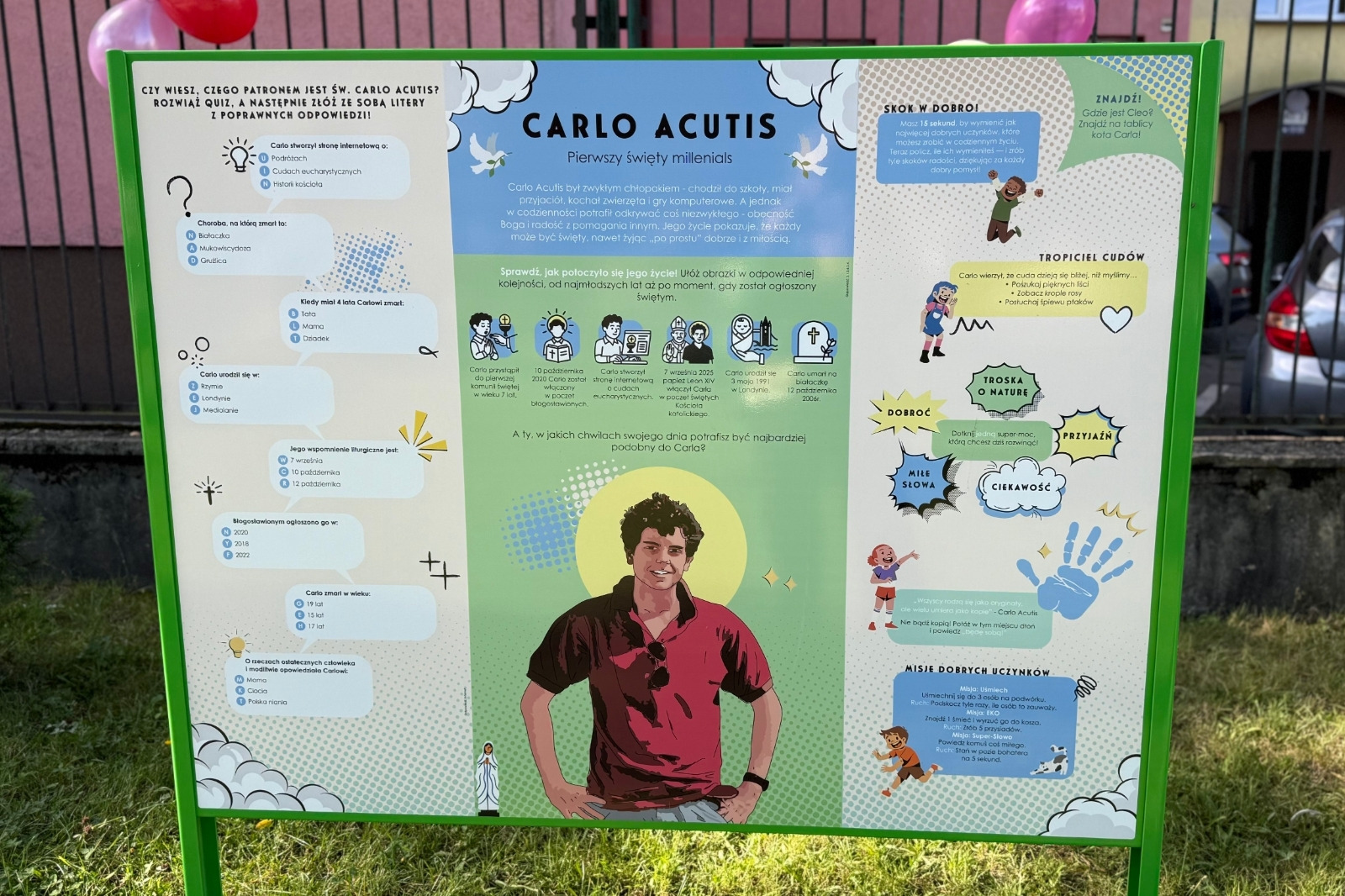 Tablica Carlo Acutis - zdjęcie 5